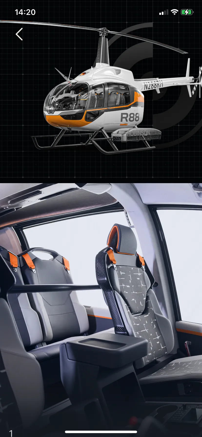 Robinson R88 Helicopter interface screenshot 5