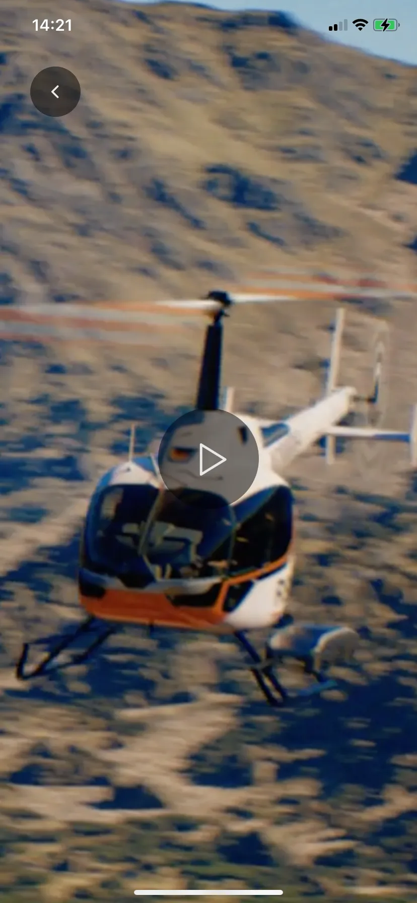 Robinson R88 Helicopter interface screenshot 7