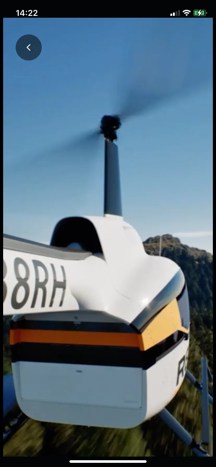 Robinson R88 Helicopter interface screenshot 15