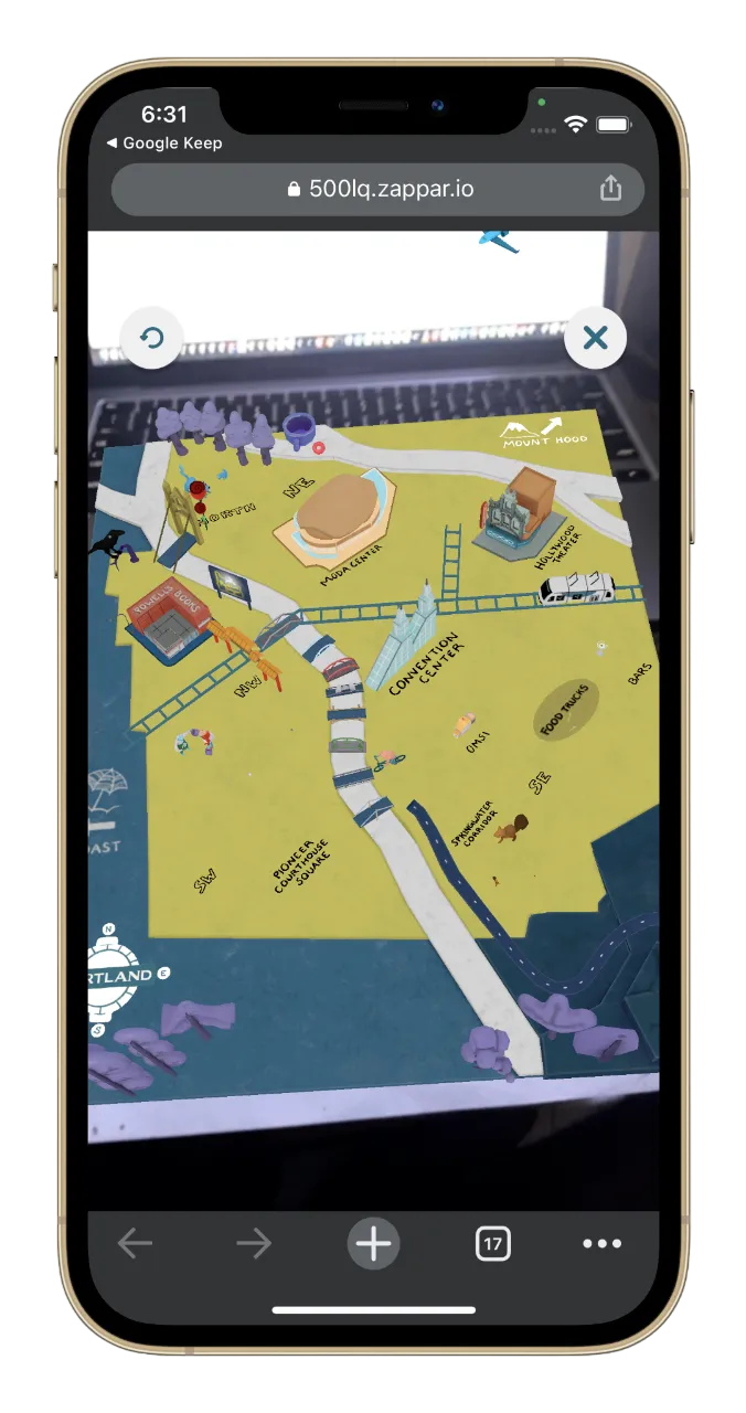 Web AR Experience screenshot 1